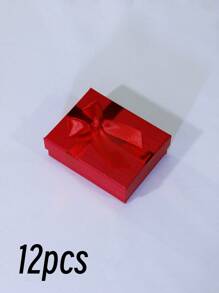 1/2/12pcs Jewelry Box, Gift Packaging Box Suitable For Packaging Ring, Pendant, Necklace, And Earring, Perfect Gift Box For Any Occasion