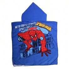 Marvel Marvel Spider Man Patterned Cartoon Cartoon Bath Towel, Beach Towel, Suitable For Beach, Bathroom, And Home Bath Towels, Bathrobes, Lightweight And Portable Travel Beach Towel