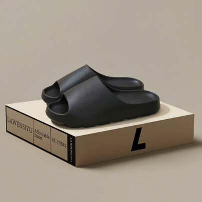 Women Cloud Slippers, Casual Non-Slip Slides, Open Toe EVA Sandals, Suitable For Indoor, Outdoor, Beach, Shower, Spring And Summer