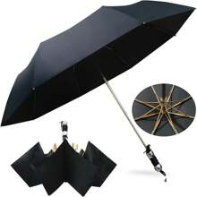 FWTBOOM Windproof Travel Compact Umbrellas For Rain-Compact Folding Umbrella, Travel Umbrella Compact, Small Portable Windproof And Hands-Free Type Umbrellas For Men Women Kid Teenage