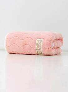 1pc Bath Towel/8pcs Towel Set [4 Hand Towels + 2 Face Towels + 2 Bath Towels] - 3 Sizes - For Hand Washing, Face Washing, Bathing - Coral Fleece With Ribbed Edges - Quick Absorbent & Soft, No Shedding & Fading - Lightweight - With Hanging Loop For Easy Drying - Solid Color, Simple & Elegant - Suitable For Home, Bathroom, Gym, Travel, Pool, Mother's Day Gift For Beauty Salon Home Bathroom