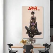 Framed Anime Canvas Wall Art - Japanese Cartoon Poster Print For Bedroom & Living Room Decor,  Kawaii Room Decor  Birthday Party Decor, Mother's Day New Year Easter Gift, , Home Living Room Office Wall Decor, Perfect Gift And Wall Decoration