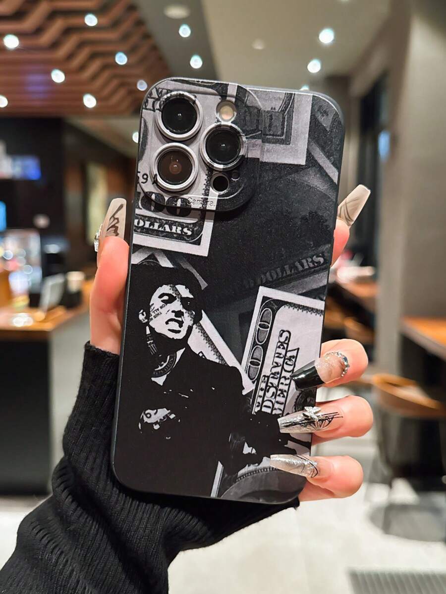 Personalized Creative US Dollar Bill Superhero TPU Shockproof Phone Case Compatible With IPhone 17, 17 Pro Max, 17 Air, 16, 16 Plus, 15, 14, 13, 12, 11, XS, XR, X, 7, 8 Plus, Pro Max, Mini, 13 Pro Max, 16 Pro Max And Galaxy S22, S21, A33 5G, A12, A15, A23, A52 5G, Unisex Gift