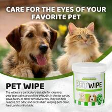 1 Box (100pcs) Dog Lover And Dog Mom Love Eye Wipes, Gently Cleanse Cat/Dog Lover Gift And Dog/Cat Mom Love Pets' Eye Secretions And Reduce Tear Stains, Cat Lover And Cat Mom Love & Dog Lover And Dog Mom Love Wet Wipes, Cat/Dog Lover Gift And Dog/Cat Mom Love Pet Tear Stain Remover Wipes, Cat Lover And Cat Mom Love Eye Wipes, Dog Lover And Dog Mom Love Eye Gunk Wipes, Disposable Antibacterial Deodorizing Wet Wipes Cleaning Supplies