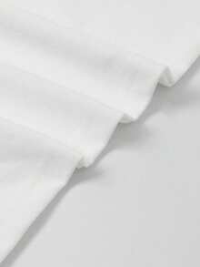 Women's Casual Short Sleeve Round Neck T-Shirt - White - View 4