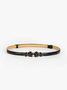 1 Peça Cinto de Cintura Ajustável de Metal com Flor de Lótus, Acessório de Moda para Uso Diário, Festivais, Casamentos, Festas, Adequado para Crianças