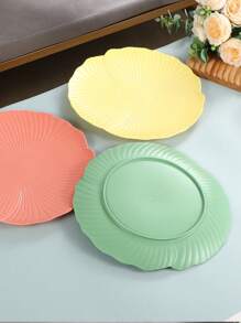 Petal-Shaped Serving Platter, Versatile Dish For Steaming Fish, Baking Fish, Steaming Buns, Dumplings, Noodles, Salad Plates For Home Use
