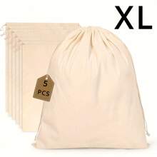 This Is A Fabric Storage Bag Made Of Imitation Linen Material. Multiple Sizes To Choose From. The Perfect Storage Bag For Small Items Such As Jewelry And Candy. Drawstring Style Design, Convenient To Close Storage Bag. The Material Is Tough And Not Easily Damaged Or Torn.