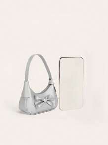 1 pieza Mini bolso de mano con decoración de moño lindo para bebé niña - mini bolso - Ver 9