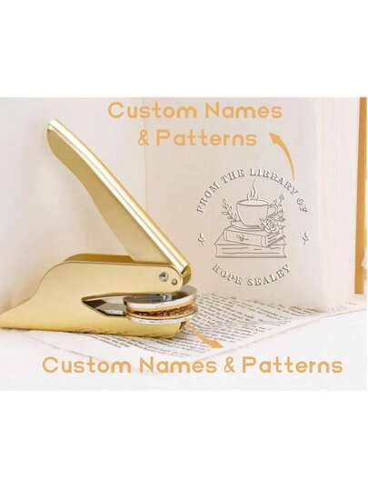 Personalized Book Embosser, Custom Book Embosser, From The Library Of Book Embosser, Library Embosser, Ex Libris Embosser Stamp, Book Lover Gifts, Custom Library Stamp For Book Lovers, Unique Gift For Readers, Teachers & Home Libraries,Art Activities For Children