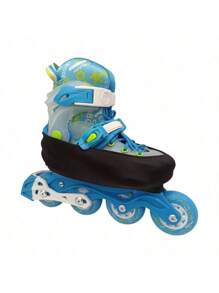 1 par de cubrecalzado resistentes al desgaste, cubrecalzado reforzados, cubrecalzado de patines en línea de alta elasticidad, cubrecalzado de fibra de carbono