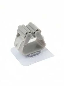 Gancho para trapeador sin rastro ni clavos, puede soportar fácilmente 10 kg, despídase del desorden de los trapeadores, mantenga su hogar limpio y ordenado. Gancho para trapeador de súper succión, firme y que no se cae, fácil de colgar en la pared, mantiene los suministros de limpieza del baño y la cocina en orden. Escoba telescópica multifuncional, adecuada para todo tipo de trapeadores y escobas, se puede instalar incluso en espacios estrechos, pequeño espacio, gran uso. Decoración del hogar y el baño