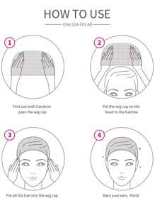 12PCS Black Wig Caps For Women And Men, Stretchy Nylon Stocking Caps With Closed End Mesh, Breathable & Secure Fit - Black - View 10