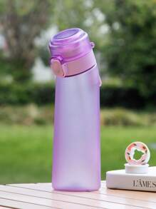 Yocity 1 pieza Botella de agua deportiva con 1 cápsula de sabor con forma de oso aleatoria, cápsulas de sabor 0 azúcar 0 calorías, para regalos del Día de San Valentín, regalo de cumpleaños, adecuado para gimnasios, aleatorio entre 7 sabores, para uso en exteriores, campamento