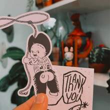 Kewpie Cowboy Vinyl Sticker, For Laptop, Car, Luggage, Skateboard & More - Perfect For Teens, Adults, Creative Decor & Gifting,School Supplies,Back To School