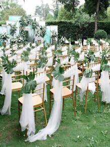 1 mái vòm bằng vải tuyn voan lãng mạn, thích hợp cho đám cưới ngoài trời, lễ cưới, phòng tắm cô dâu và trang trí tiệc, trang trí nhà cửa, trang trí phòng - Nhiều màu - Xem 5