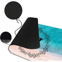 Doormat Personalized Initial Monogram Front Door Mat Outdoor Welcome Mat St Patricks Day 4 Leaves Clover Welcome Mat Non Slip Rubber Backing Washable Home Office Rug - Beach - View 3