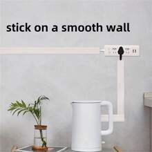 Self-Adhesive PVC Cable Protection Roll - Floor And Wall Cable Covering, Home And Office Wire Management - Multicolor - View 6