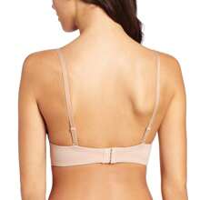 Women's Padded V-Neck Convertible Strap Push Up Bras - Deep Plunge V Bra - Beige - View 2