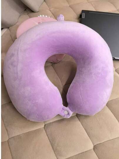 Removable Memory Foam Shaped Neck Travel Kussen