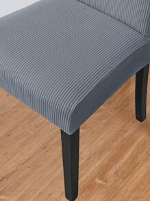 1 szt./4 szt./6 szt. Elastyczne minimalistyczne pokrowce na krzesła w jednolitym kolorze, odporne na zachlapanie i kurz do biura, salonu, jadalni, zestaw 6 pokrowców na krzesła do jadalni, zdejmowane, zmywalne pokrowce na krzesła do jadalni, rozciągliwy pokrowiec na krzesło Parson