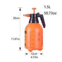 1pc 50.73/67.64/101.45 Oz High Pressure Air Sprayer Bottle, Home Garden Watering Can, Outdoor Car Washing Pressure Sprayer Bottle, Thick & Durable Pressure Sprayer With Adjustable Nozzle, Suitable For Flowers, Lawn And Household Cleaning
