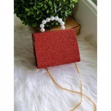 Bolsinha Bags bloguerinhas INFANTIL com alca de mao e alca transversal - Vermelho - Visão 3