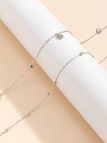 1pc Multi-Layer Simple Sequin Sexy Waist Chain Body Chain Summer, School Fall, Autumn, Halloween - Multicolor - View 7