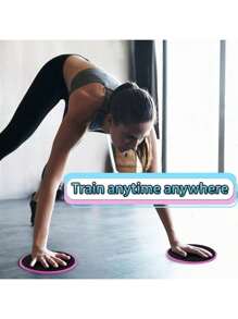 Fitness Equipment Floor Sliders Workout Core Glider Sliding Discs For Total Body Workout - Multicolor - View 3