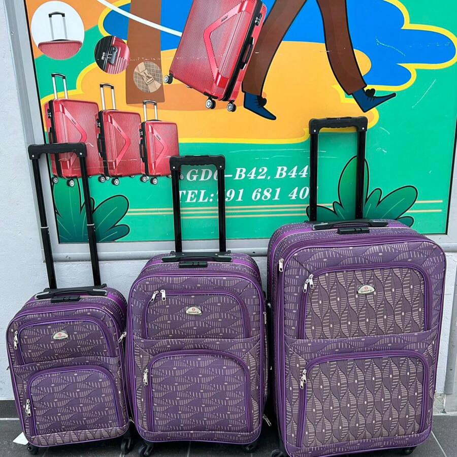 时尚耐用密码锁大容量旋转行李箱旅行拉杆箱