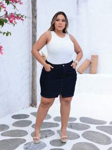 PLUS BODY BALI TANQUE PLUS DECOTE NADADOR PLUS SIZE FEMININO