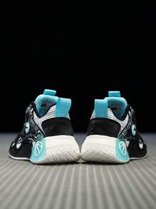 儿童时尚夏季网眼运动鞋，拼色设计，夜光，适合日常穿着，可调节旋转带方便穿脱，防滑减震，复古厚底运动鞋，彩色运动鞋