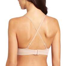 Women's Padded V-Neck Convertible Strap Push Up Bras - Deep Plunge V Bra - Beige - View 3