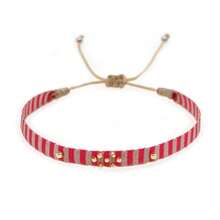 Bohemian Style Braided Bracelet, Men's Stackable Bracelet, Colombia Fashion Women's Beach Holiday Bracelet - Multicolor - View 2