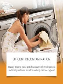 Washing Machine Sink Cleaner, Fully Automatic Washing Machine Cleaner, Stain Remover, Pulsator Drum Cleaner - Multicolor - View 6