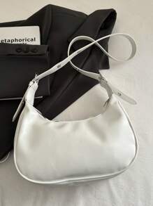 2024 New Wrinkled Cloud Design Handbag, Versatile Casual Tote Bag, Crescent-Shaped Clutch Purse For Women