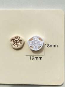 Emporte-pièce pour argile polymère avec symboles, emporte-pièces en forme de symboles bohèmes en argile polymère pour la fabrication de bijoux de boucles d'oreilles DIY, moules de DIY en plastique haute précision