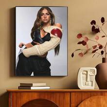 1PC Tate McRae Singer Canvas Painting Cafe Bar Room Wall Decoration No Frame - Multicolor - View 47