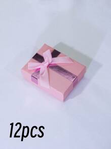 1/2/12pcs Jewelry Box, Gift Packaging Box Suitable For Packaging Ring, Pendant, Necklace, And Earring, Perfect Gift Box For Any Occasion