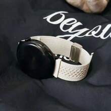 22 毫米运动休闲编织尼龙磁性表带，兼容三星 Galaxy Watch 7 6 5 4 40 毫米 44 毫米 / Watch 5 Pro 45 毫米 / Galaxy Watch 4 Classic 42 毫米 46 毫米 43 毫米 47 毫米 / Watch 3 / Active 2，男女通用 - 22mm - 查看 6