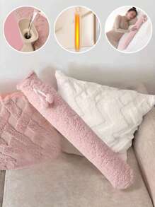 Extra Long Cute Hot Water Bottle - Explosion-Proof, Suitable For Indoor/Outdoor Use, Ideal Winter Hand/Foot Warmer, Excellent Gift For Women, Essential For Body Warmth, Holiday Gift - Multicolor - View 7