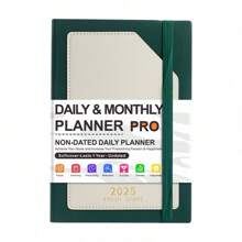 Planificador de bolsillo/calendario 2025, cuaderno mayorista creativo A5 con impresión de logo