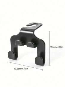 6个装隐藏式多功能便携式车载挂钩创意强力汽车挂钩车内后座隐藏式雨伞收纳内置挂钩隐形椅背挂钩车内创意小挂钩 (黑色) 汽车用品 - 黑色 - 查看 6