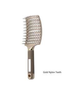 1pc Haarborstel Hoofdhuidmassage Kam Man Haarborstel Nylon Vrouwen Nat Krullend Ontwarren Haarborstel Voor Salon Kapsalon Styling Tools