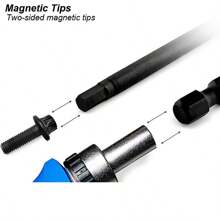 六角头内六角扳手 钥匙 电钻头套装 1/4 英寸螺丝刀 S2 钢螺丝刀延长适配器 安全磁性头