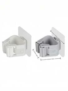 Gancho para trapeador sin rastro ni clavos, puede soportar fácilmente 10 kg, despídase del desorden de los trapeadores, mantenga su hogar limpio y ordenado. Gancho para trapeador de súper succión, firme y que no se cae, fácil de colgar en la pared, mantiene los suministros de limpieza del baño y la cocina en orden. Escoba telescópica multifuncional, adecuada para todo tipo de trapeadores y escobas, se puede instalar incluso en espacios estrechos, pequeño espacio, gran uso. Decoración del hogar y el baño