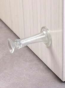1 pièce Nouvelle ventouse de porte, sans besoin de percer, butoir de porte avec tampon anti-collision en silicone pour fixer et assourdir la porte de la salle de bain. Meilleurs cadeaux