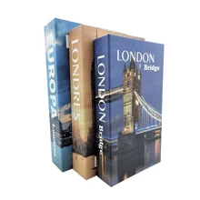 Kit 3 Fake Books Desk Book Organizer Box Decorative Object Holder - 歐洲 倫敦 - 查看 2