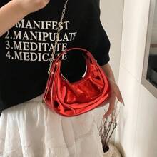 Chic Shoulder Bag For Women, Fashionable Crescent Design, Suitable For Shopping, Parties, Summer - Multicolor - View 7