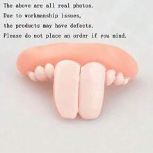 A Funny Dog Denture Rabbit Fangs Pet Accessory